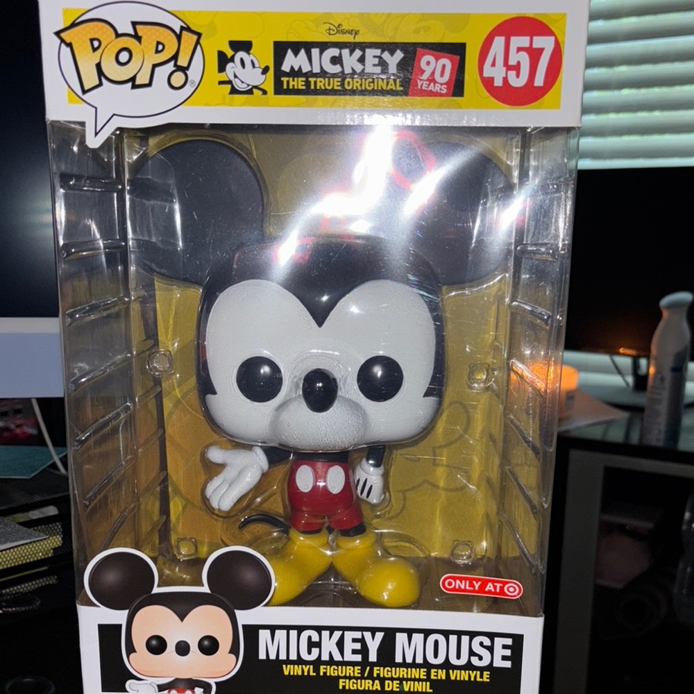 Funko Pop! Mickey Mouse Vinyl Figure - Black, White, Red, Yellow
